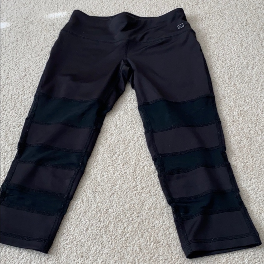 Girls Capri Black Leggings